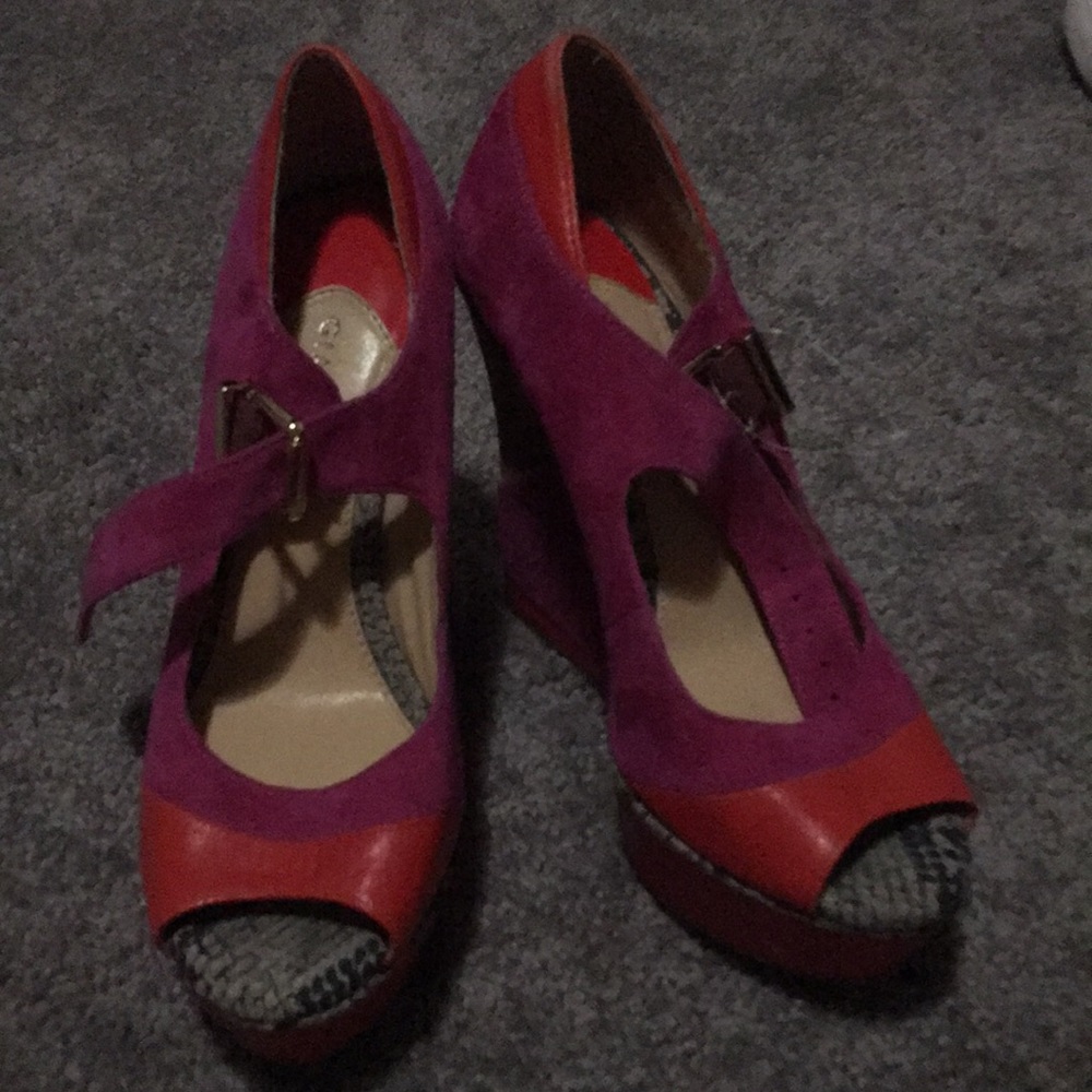 Gianni Bini fun bright platform shoes
